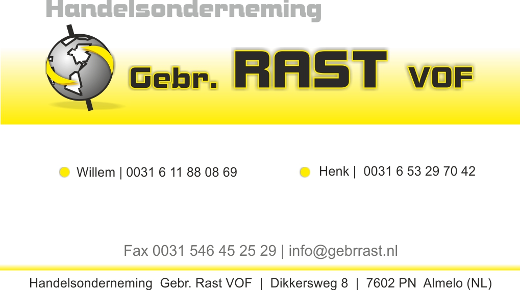 Handelsonderneming RAST VOF